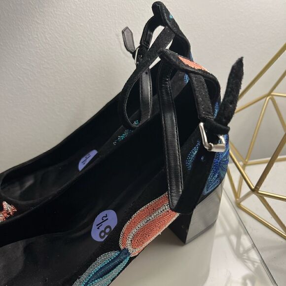 NWOTâRebeccaâMinkoff BridgetâTooâEmbroideredâPumps - Picture 3 of 6